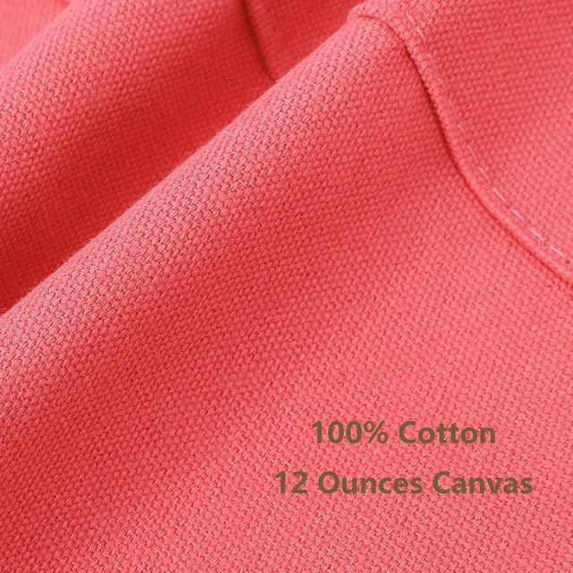 AFUN pink 12 oz water-repellent apron, detail view 5
