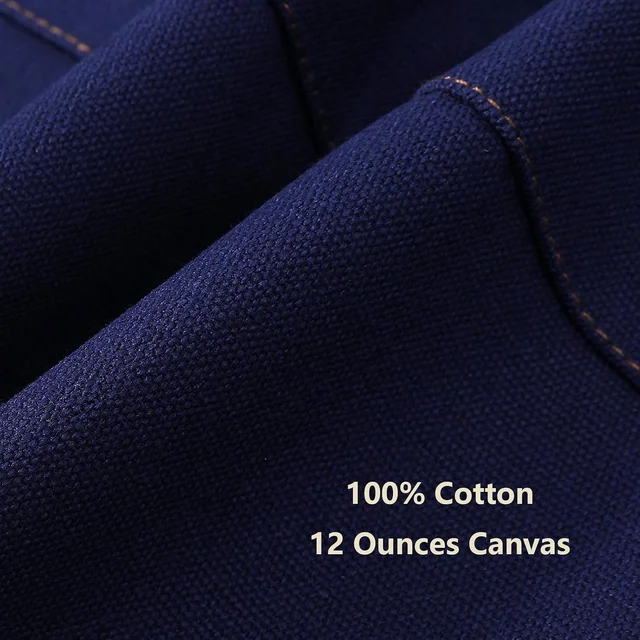 AFUN dark blue 12 oz water-repellent apron, detail view 5