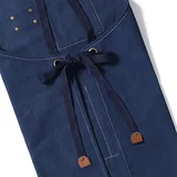 View 6: AFUN dark blue 16 oz canvas apron, detail view 6